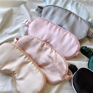 Zijden slaapmasker voor dames en heren zacht en ademend oogmasker voor comfortabele nachtrust