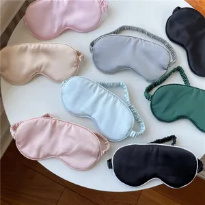 Meerdere kleuren satin slaapmasker, zacht glad zijden oogmasker voor rust en reizen.