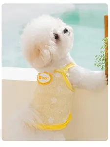 Süße atmungsaktive Mesh Haustier Hundeweste Sommer Blumen Sling Kleidung Welpen Katzen Kleidung