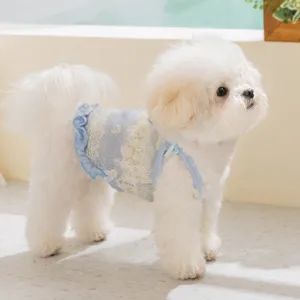Atmungsaktive Mesh Hundekleidung Weste Sommer Haustier Kleidung fur kleine Hunde Katzen Hauptansicht