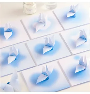 Quadratisches buntes Origami Papier Faltpapier für Kinder Basteln und Papierkraniche