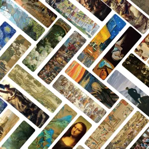 World famous painting bookmarks set art bookmarks creative reading markers for students gift