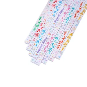Geburtstag Glücksstern Origami Papierstreifen DIY handgemachte Geschenk bunte Druck Hauptansicht