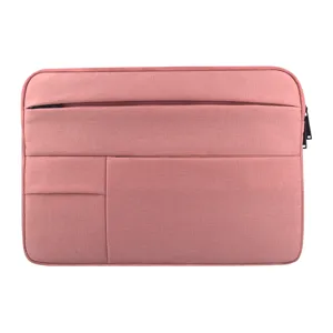 Waterproof Polyester Laptop Sleeve Bag Multifunctional Business Briefcase With Multiple Zipper Pockets For Notebook Computer