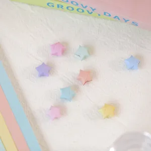 Handgemachte Origami Sterne bunte Bastelpapier Streifen DIY Geschenk für Kinder Schüler