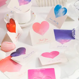 Herzförmige Faltbare Grußkarte Traumhafter Sternenhimmel Segen Nachricht Karte Für Valentinstag Geburtstag Hochzeit Geschenk