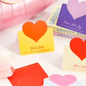 Valentinstag Kreative Herz Grußkarten DIY Leere Wunschkarten Geburtstag Segen Notizen