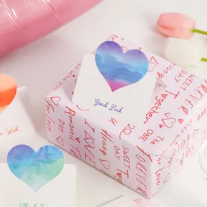 Herzförmige 3D Grußkarte kreative Nachrichtenkarte für Geburtstag DIY Festtagsgeschenk