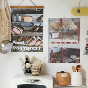 A3 size bakery wall art decor poster vintage bread shop aesthetic hanging painting prints