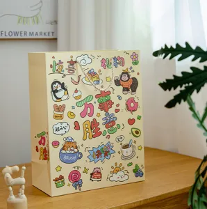 Süße Cartoon Papier Geschenktüte mit Griffen für Geburtstag Party Snack Aufbewahrung Verpackung.