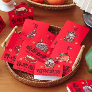 Chinesische Hauseinzug Glückwunschkarten 3D festliche Grußkarten für neues Zuhause Geschenke