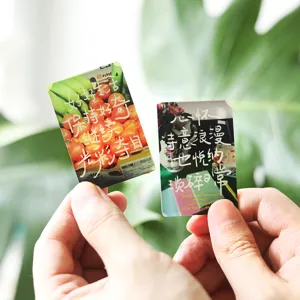 Kreativer Acryl Magnetischer Kühlschrankmagnet Einzigartiger Text Segen Landschaft Grafik Platte Dekorativer Magnetblock Nachrichten Aufkleber Haus Küche Dekor