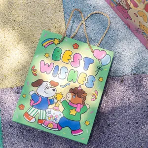 Süße Tier-Cartoon-Geschenktüte Papiertüte für Geburtstag Party Geschenk Verpackung.