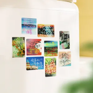 Acryl magnetische kühlschrankaufkleber mit motivierenden zitaten für schöne dekoration.