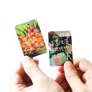 Niedliche Acryl Magnet Kühlschrankmagnete mit inspirierenden Zitaten für schöne Küche.