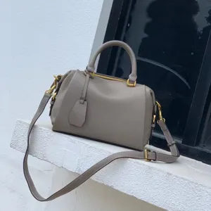 Sac Boston en cuir veritable elegante sacoche bandouillere pour femmes usage quotidien