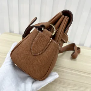 Genuine leather brown women messenger bag shoulder crossbody bag top layer cowhide fashion lock