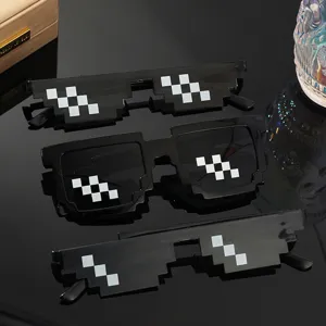 Γυαλιά ηλίου pixel thug life πάρτι αστείο μωσαϊκό καινοτομία για άντρα και γυναίκα