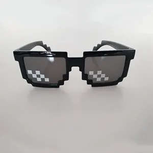 Μαύρα γυαλιά ηλίου pixel ψηφιδωτό αστεία πάρτι γυαλιά διακοσμητικά ρετρό cool στυλ
