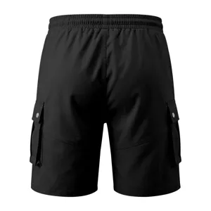 Pantalones Cortos Cargo Hombre Verano Casual Holgados Multi-Bolsillos Deporte Top
