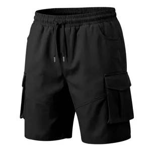 Pantalones cortos hombre verano sueltos exterior cargo deporte casual talla grande cordón