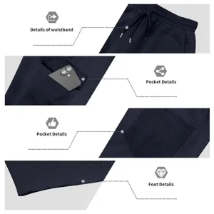 Men's casual waffle texture shorts detail showcasing waistband, deep pockets, and comfortable hem.
