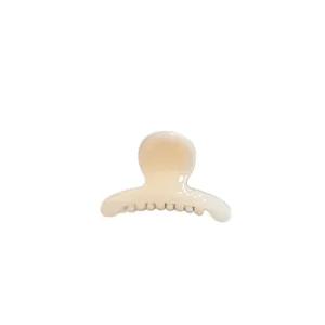 Minimalistische milchweisse Haarklammer süsses kleines Haaraccessoire für Frauen