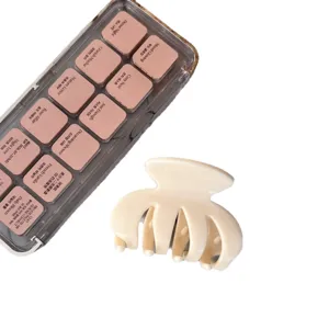 Französische elegante kleine Haarklammer mit vier Zähnen für Damen Haarspange Haarschmuck