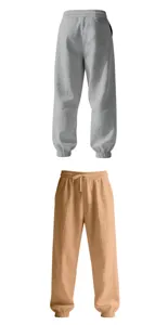 Men's casual loose linen cuffed lounge pants spring autumn beach streetwear sweatpants