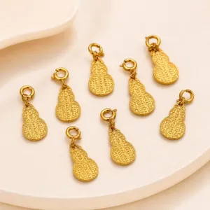 Traditionele kalebas abacus vergulde hanger DIY ketting sieraden accessoire 1st