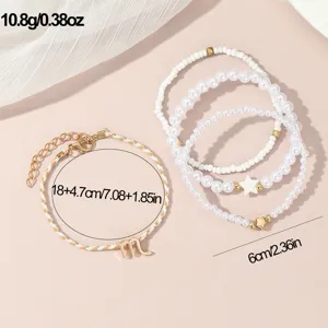 Modischer Skorpion Sternzeichen Perlen Armband Set Susses Asthetik Schmuck Fur Damen