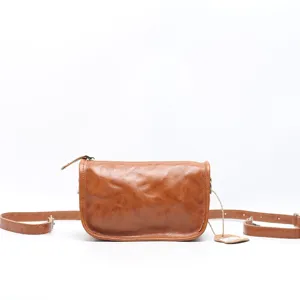 Women Genuine Leather Shoulder Bag Urban Minimalist Commuter Underarm Bag Top Layer Cowhide Crossbody Handbag