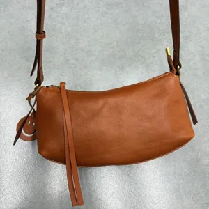 Damen Echtholz Umhängetasche Retro Casual Crossbody Tasche Rindsleder Kleine Quadratische Tasche Mit Quaste