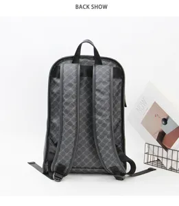 Men's casual backpack stylish business computer bag large capacity travel school daypack