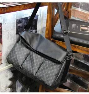 Heren canvas messenger tas vintage schoudertas casual reistas stijlvol ontwerp