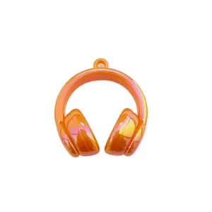 Acrylic headphone charm DIY jewelry accessory pendant for phone keychain bag decoration.