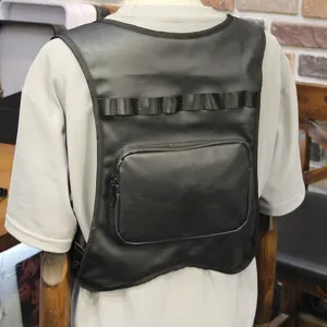Techwear multi-pocket vest backpack stylish wearable chest bag for urban streetwear fashion.
