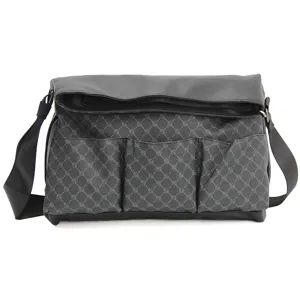 Heren mode schoudertas luxe stijl PU leer crossbody tas casual reizen dagelijks gebruik.