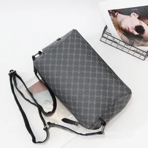 Herren Freizeittasche Kariert Umhängetasche Modische Crossbody Tasche Alltag Streetwear