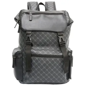 Men's fashion backpack large capacity travel school bag commute laptop bag stylish design