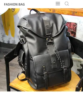 Gedetailleerd overzicht van heren tactische mode rugzak met grote capaciteit voor reizen.