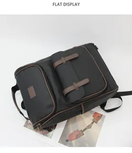 Stilvoller Herren Lederrucksack mit grossem Fassungsvermögen für Alltag und Büro.