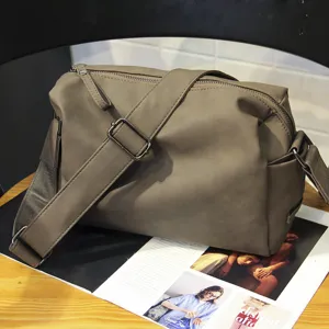 Stylish men's nylon crossbody bag, durable casual shoulder bag for daily travel and outdoor use.