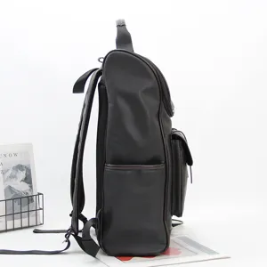 Korean style casual backpack large capacity laptop bag for outdoor commuting travel hiking school.