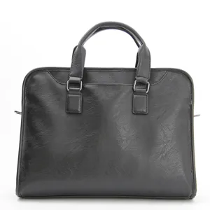 Borsa da lavoro classica da uomo in pelle PU cartella borsa porta pc per ufficio affari