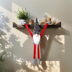 Christmas long-armed gnome hanging doll holiday fireplace decoration plush toy home decor