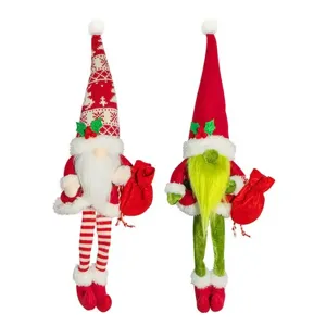 Xristougenniatiko zevgari plousion gnomon me kokkina kai prasina makria podia diakosmisi
