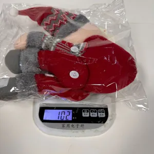 Christmas curtain buckle plush doll gnome decoration for holiday home window display gift
