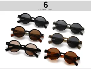 Lunettes de soleil polarisées rondes classiques pour hommes et femmes, style rétro en six.