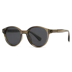 Lunettes de soleil polarisées rondes classiques hommes femmes protection UV conduite